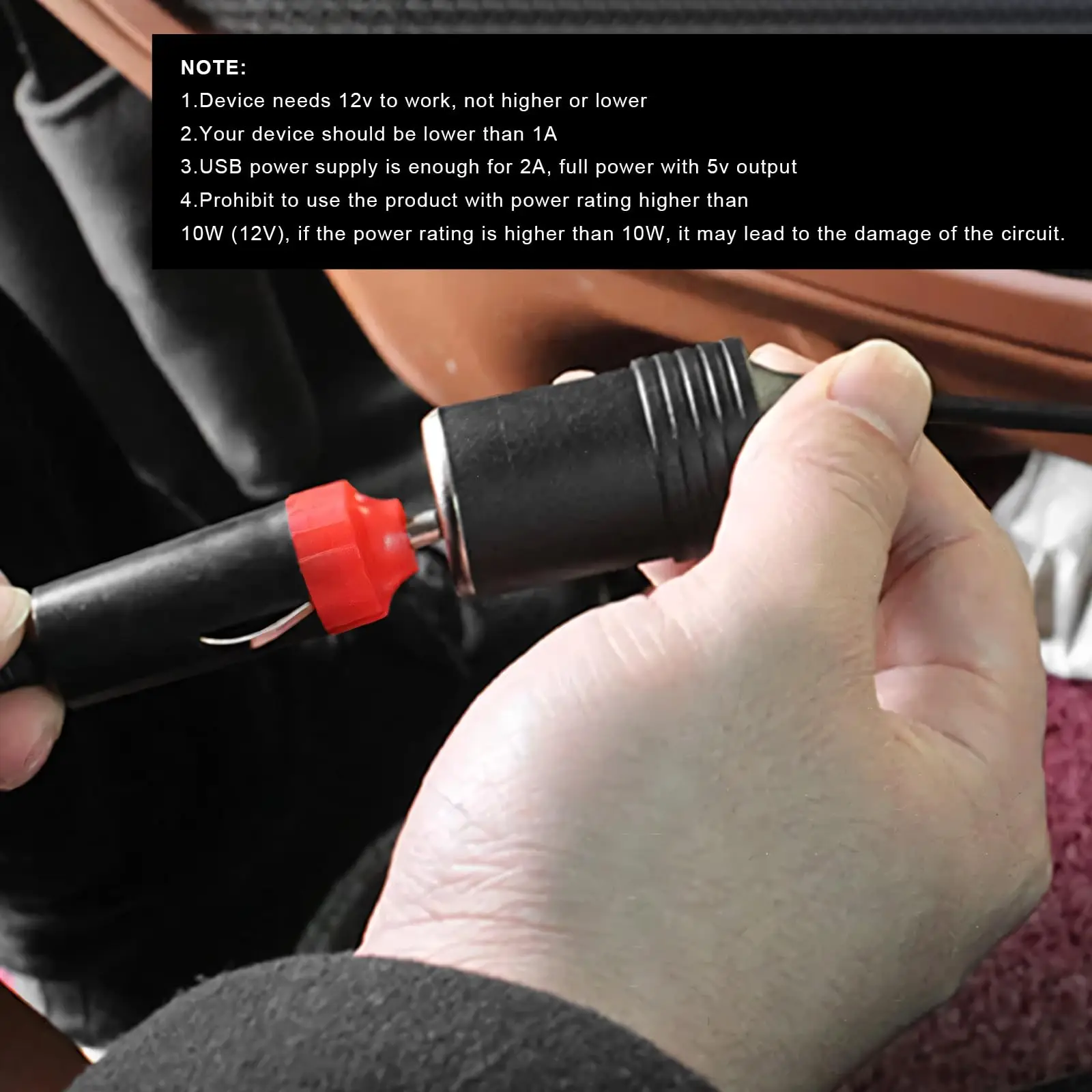 5V To 12V Cigarette Lighter So - Accessories Experts Vape review and price