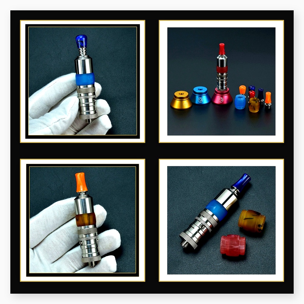 Wolfcoolvape Flash-e-Vapor Dua - Drip Tip Resin review and price